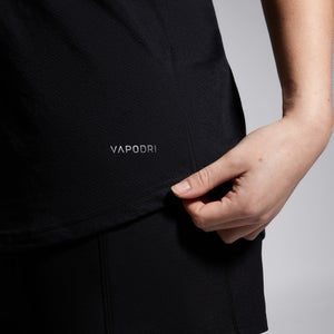 Womens Vapodri Short Sleeved Tempo Tee Black