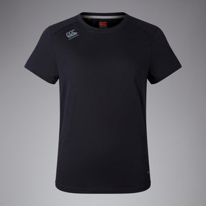 Womens Vapodri Short Sleeved Tempo Tee Black