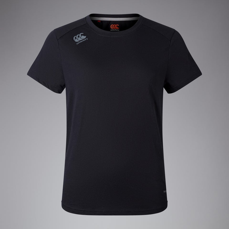 Womens Vapodri Short Sleeved Tempo Tee Black