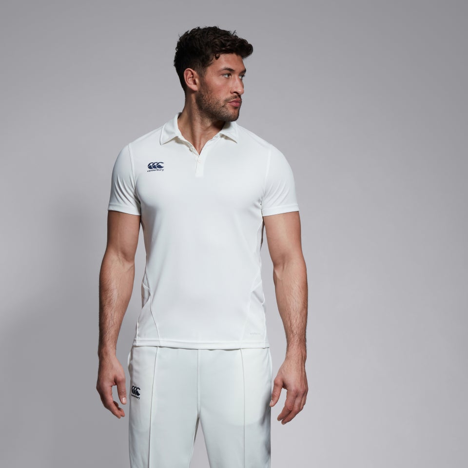 CANTERBURY CRICKET SHIRT SENIOR CREAM