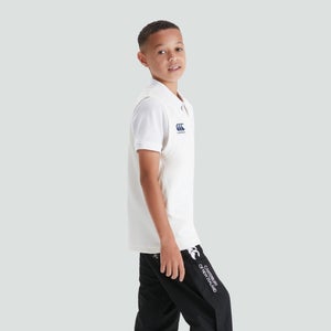 Junior Unisex Sleeveless Cricket Overshirt Cream