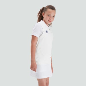 Junior Unisex Sleeveless Cricket Overshirt Cream