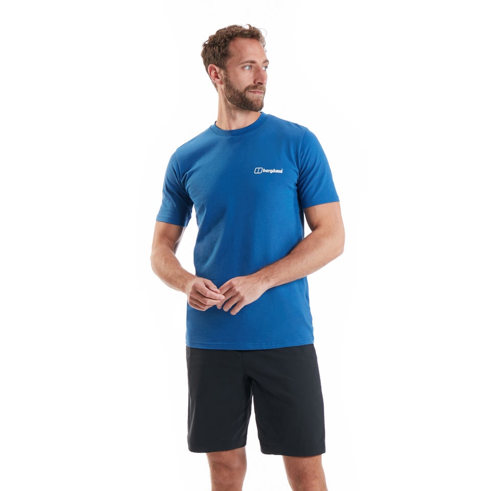 Men's Mont Blanc Mtn T Shirt Blue