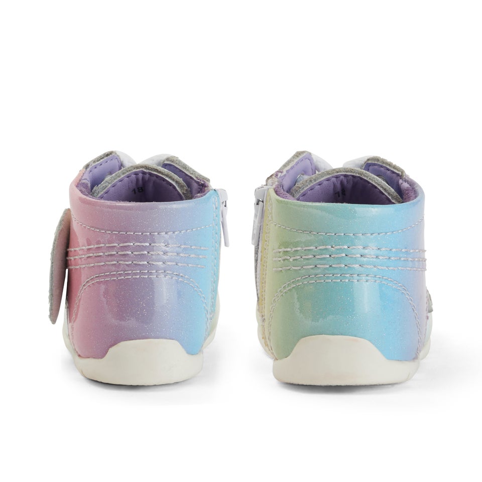 Babies Kick Hi Rainbow Patent Leather Multi