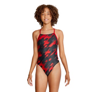 Women's Natural Wonder Crossback One Piece Red - 20