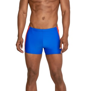 Fitness Splice Square Leg - Blue/Spicy Orange | Size S