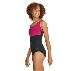 Women's Square Neck One Piece Black
