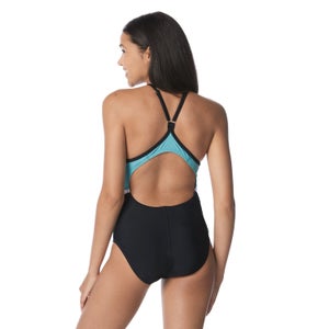 Women's Thin Strap Quantum Fusion One Piece Black
