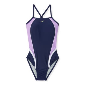 Women's Thin Strap Quantum Fusion One Piece Navy
