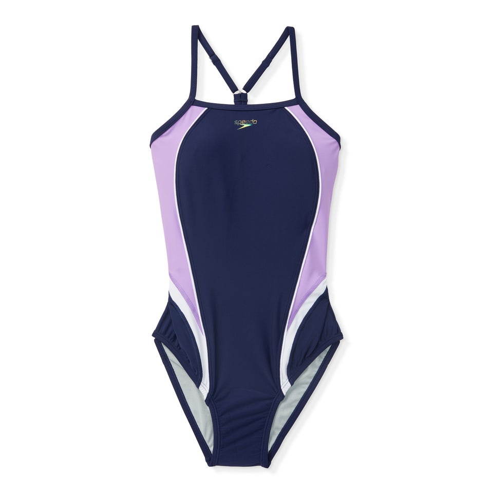 Women's Thin Strap Quantum Fusion One Piece Navy