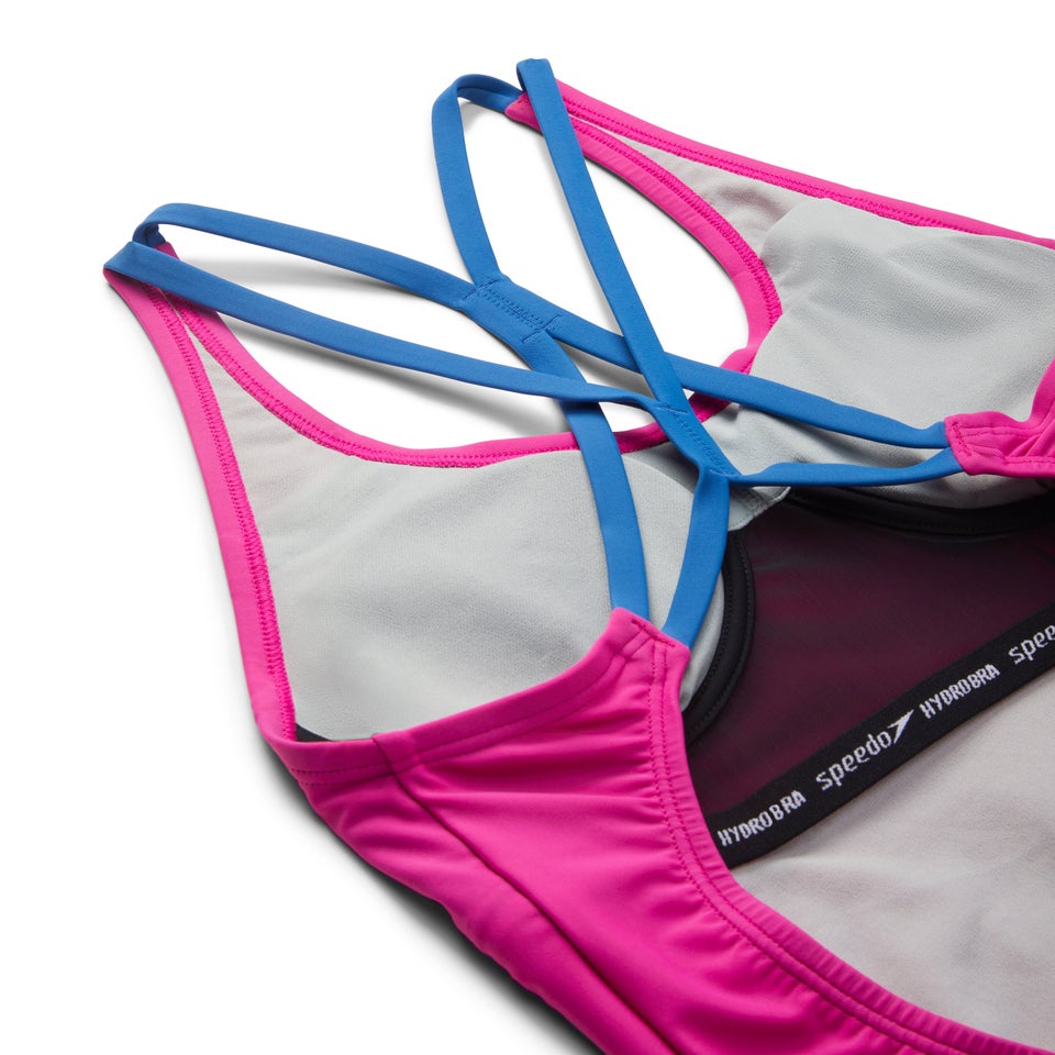 Women's Logo Thin Strap One Piece Purple