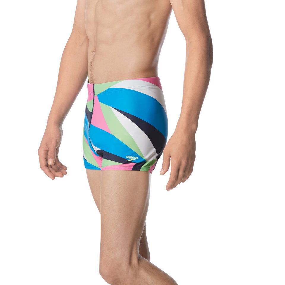 Men's Printed Square Leg Green