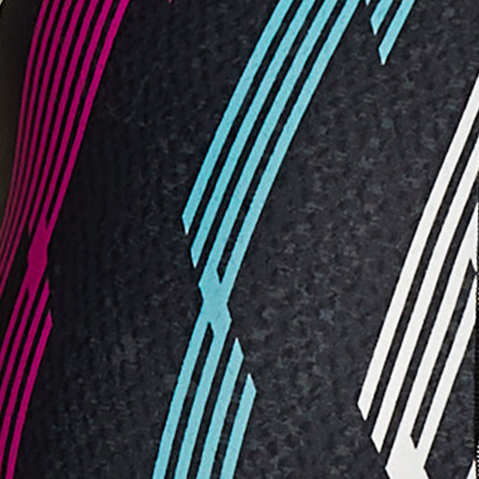 Printed Square Leg Black Purple Blue