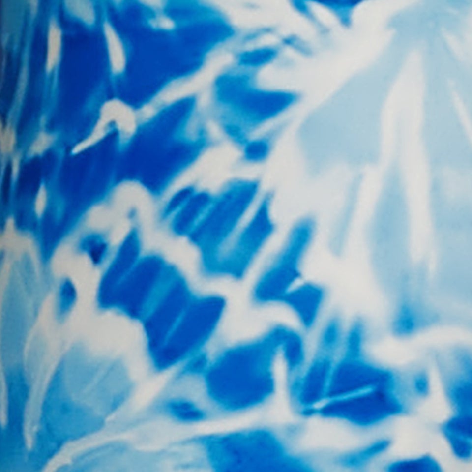 Men's Printed Square Leg Blue