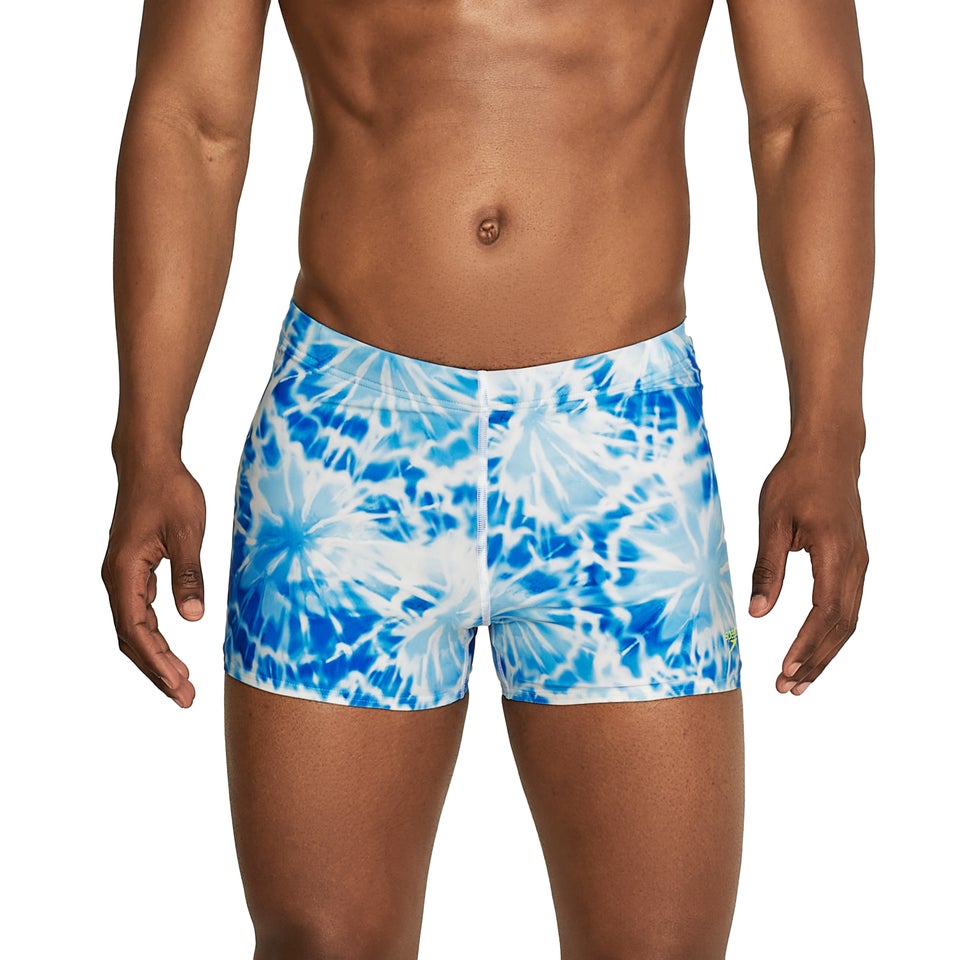Men's Printed Square Leg Blue