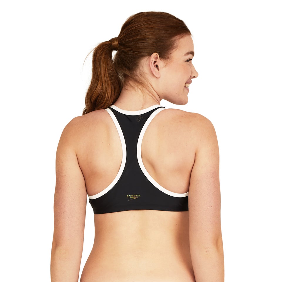 Women's Racerback Bikini Top Black