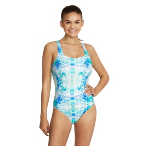Square Neck One Piece - Cobalt Blue | Size 4