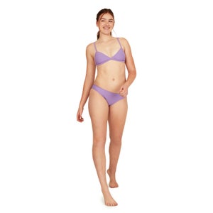 Women's Triangle Bikini Top Purple