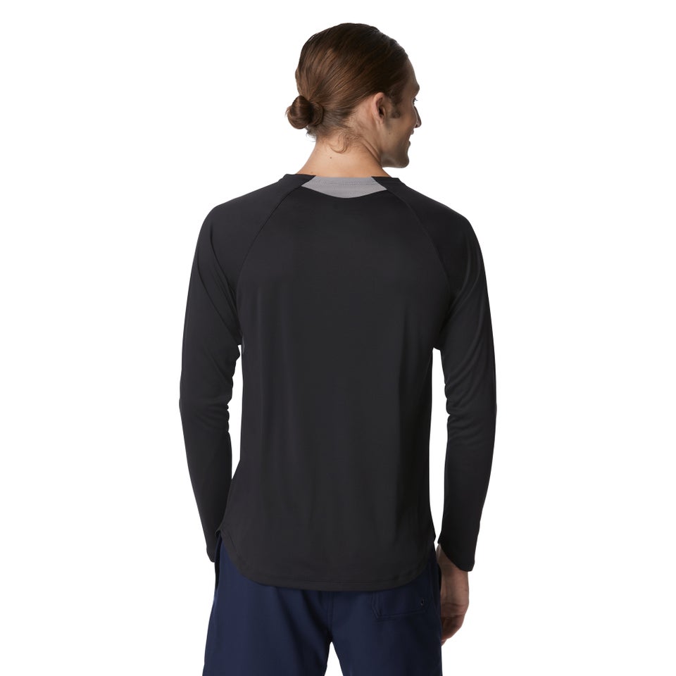 Men's SPEEDO LS SWIM Rashguard Black