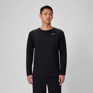 SPEEDO L/S SWIM Rashguard - Black | Size S