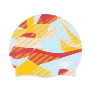 Elastomeric Printed Cap - Yellow | Size One Size