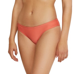 Women's Solid Cheeky Hipster Bikini Bottom Pink