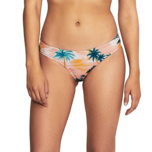 Women's Printed Cheeky Hipster Orange - S
