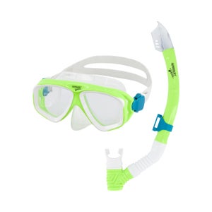 Enfant Ensemble d’aventure masque/tuba - Bleu Lime | Taille 1SZ