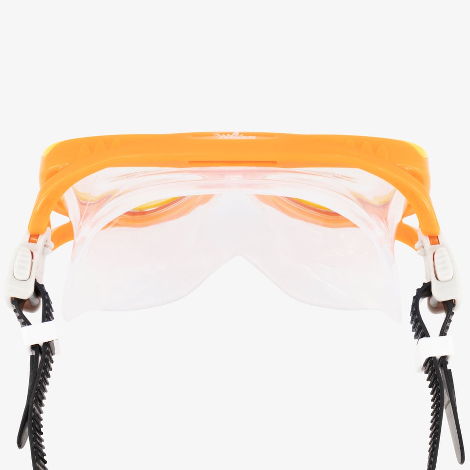 Ensemble masque, tuba et palmes Adventure pour adultes, orange