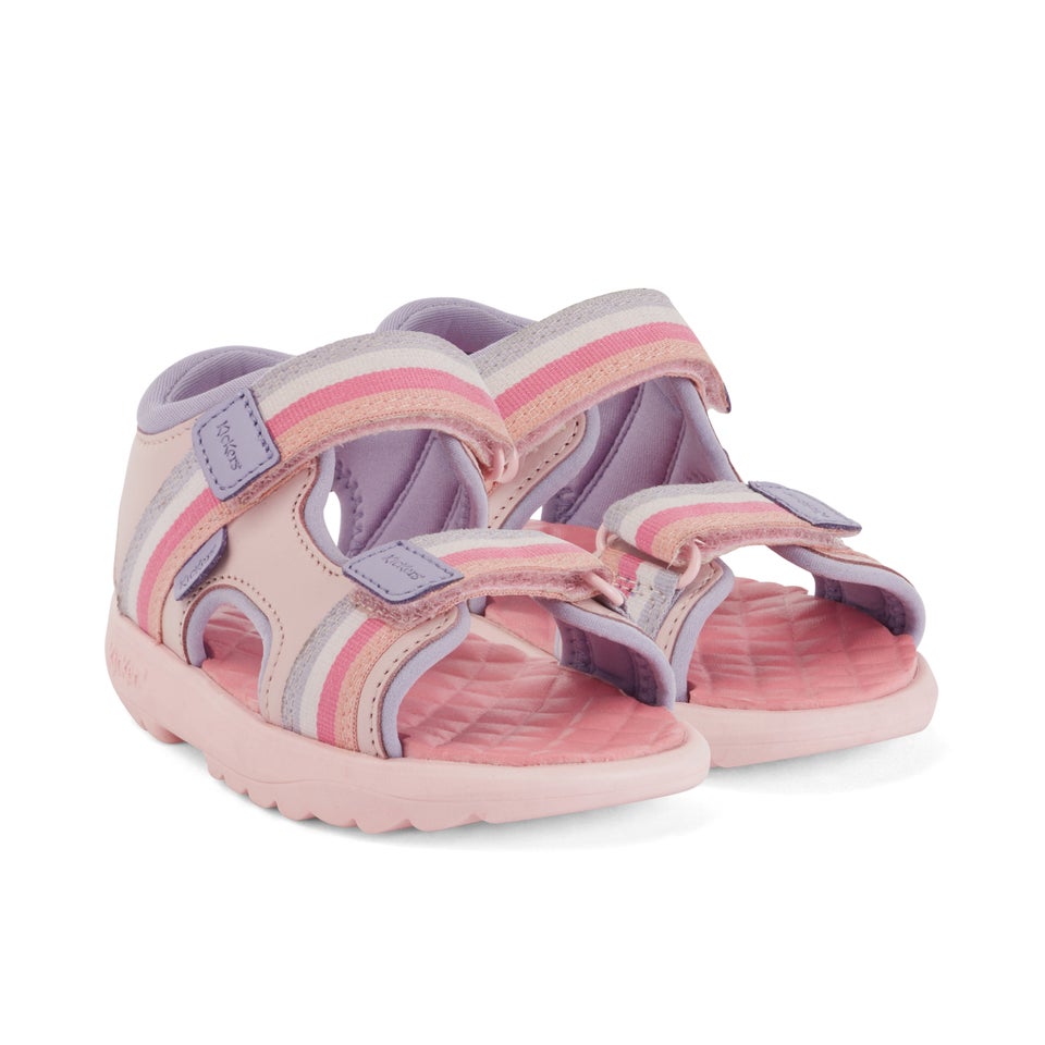 Infant Girls Kickster Leather Pink