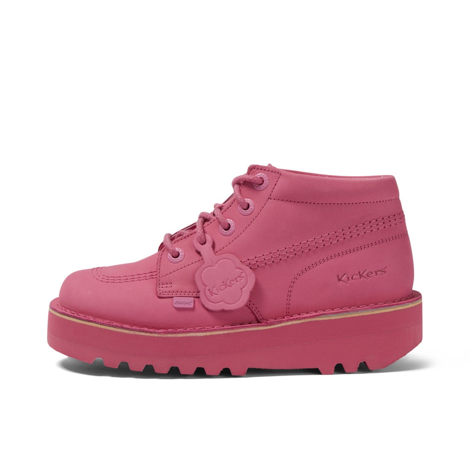 Adult Women's Kick Hi Stack Leather Pink