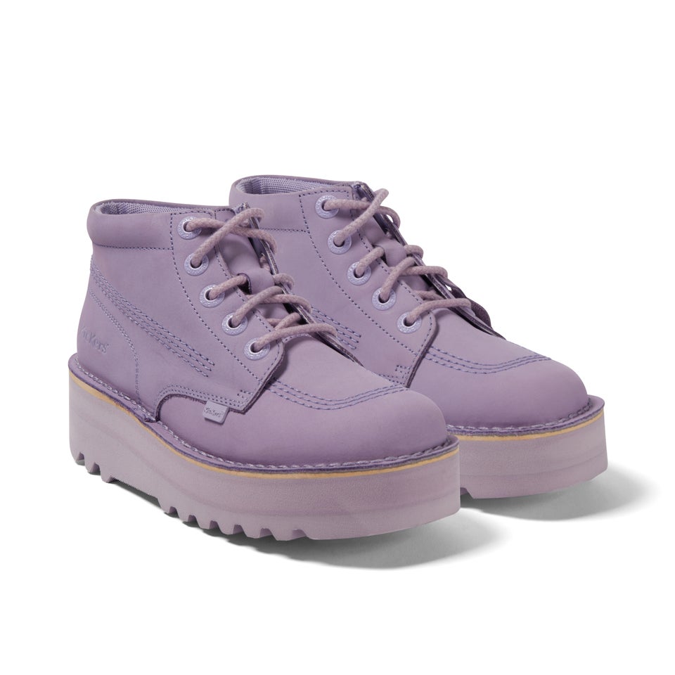 Adult Women's Kick Hi Leather Stack