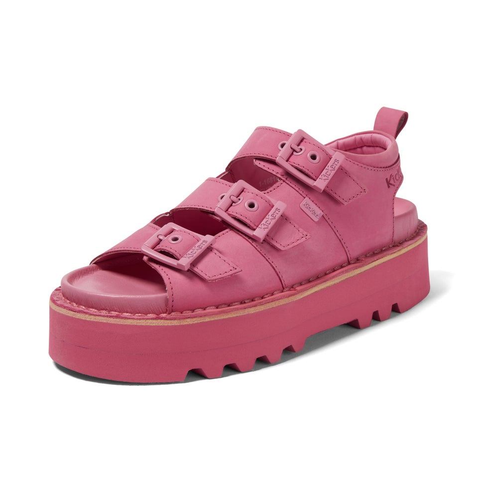 Adult Women's Knox Lo Buckle Leather Pink
