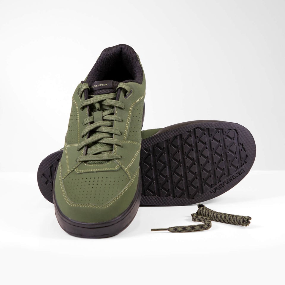 Hummvee Flat Shoes - Olive Green
