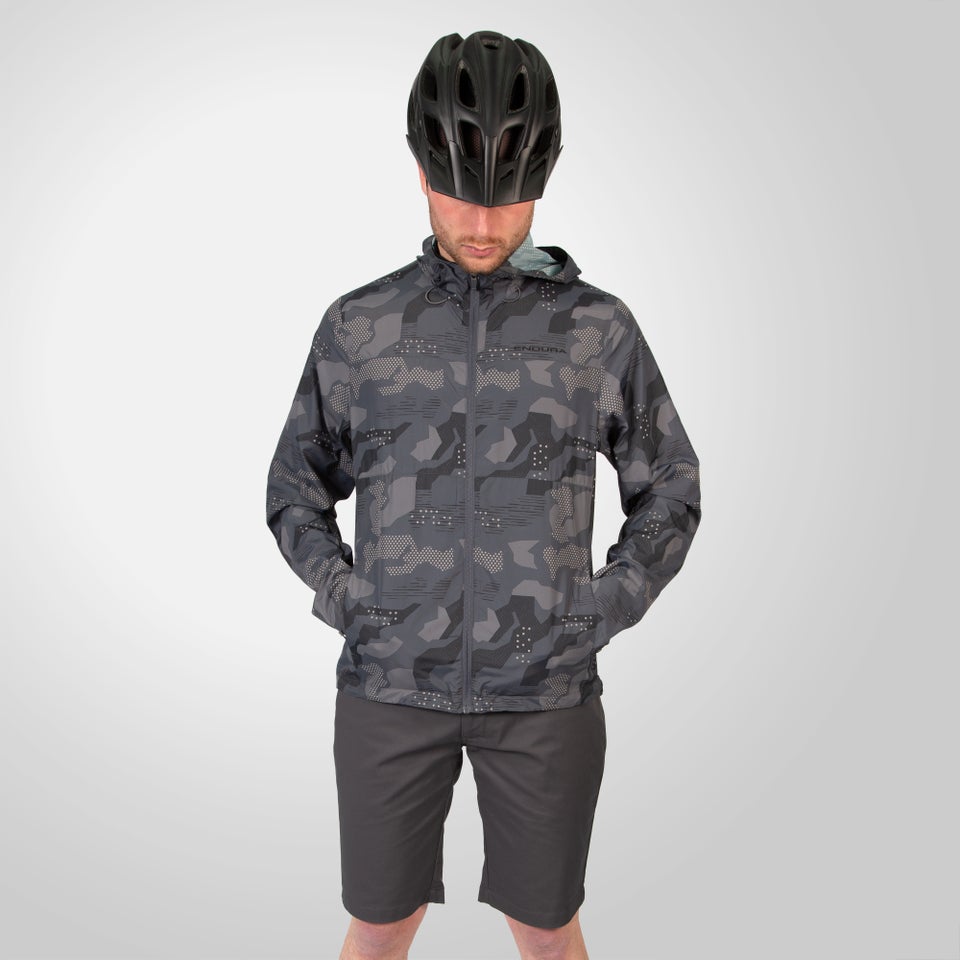 Hummvee WP Shell Jacke für Herren - Camouflage-Grau