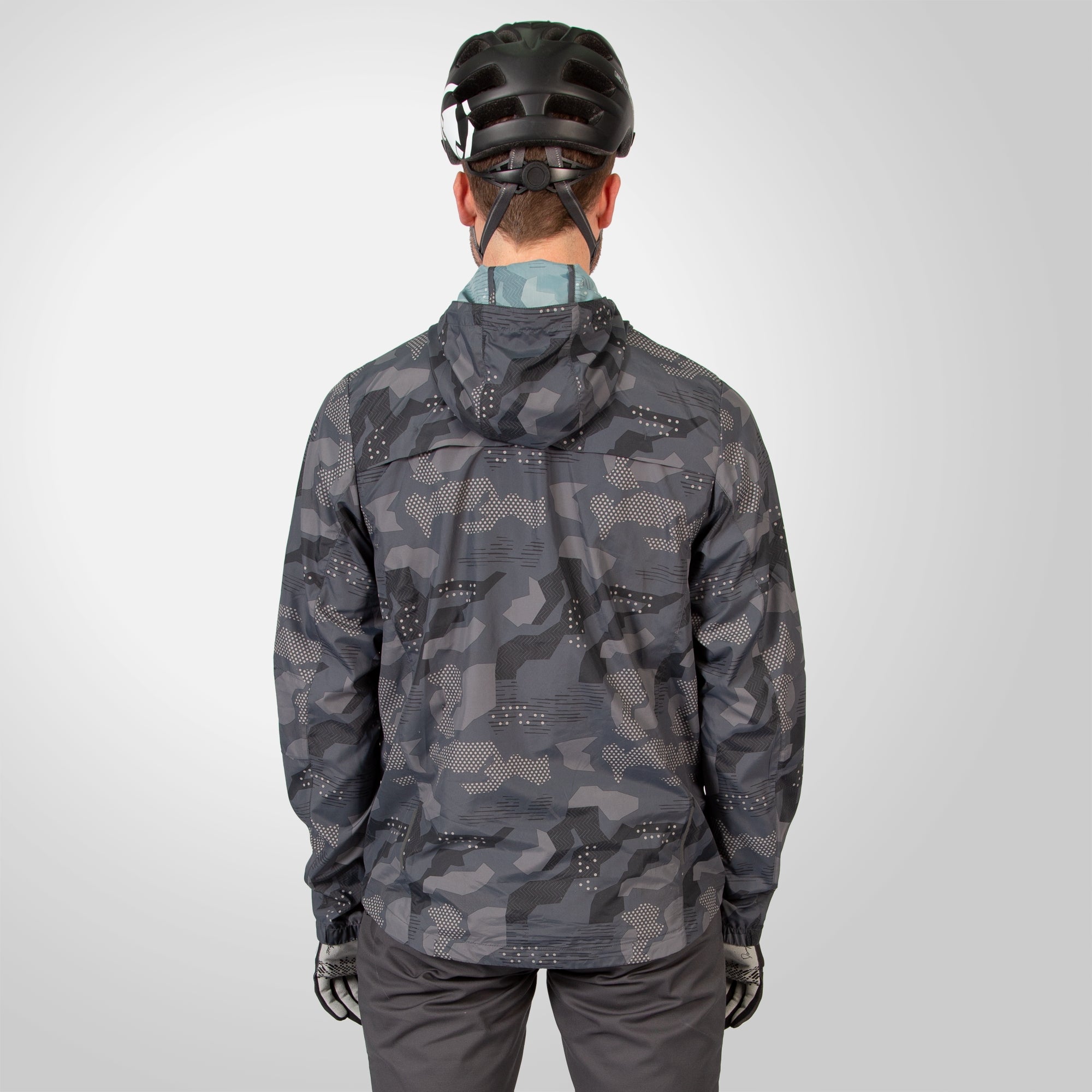 Men's Hummvee Windproof Shell Jacket - Gray Camo | Endura US