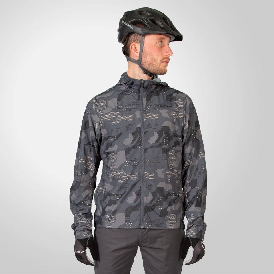 Hummvee WP Shell Jacke für Herren - Camouflage-Grau
