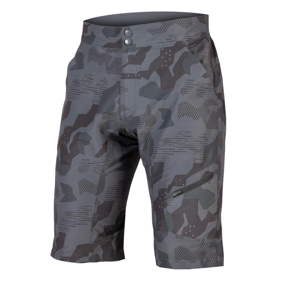 Hummvee Lite Shorts mit Innenhose für Herren - Anthrazit-Ton