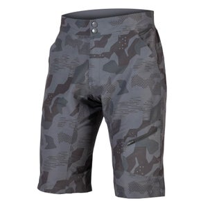 Hummvee Lite Shorts mit Innenhose für Herren - Anthrazit-Ton - S
