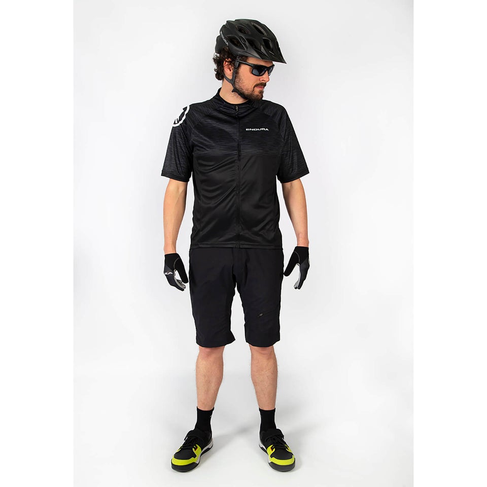 Hummvee Lite Shorts mit Innenhose für Herren - Anthrazit-Ton