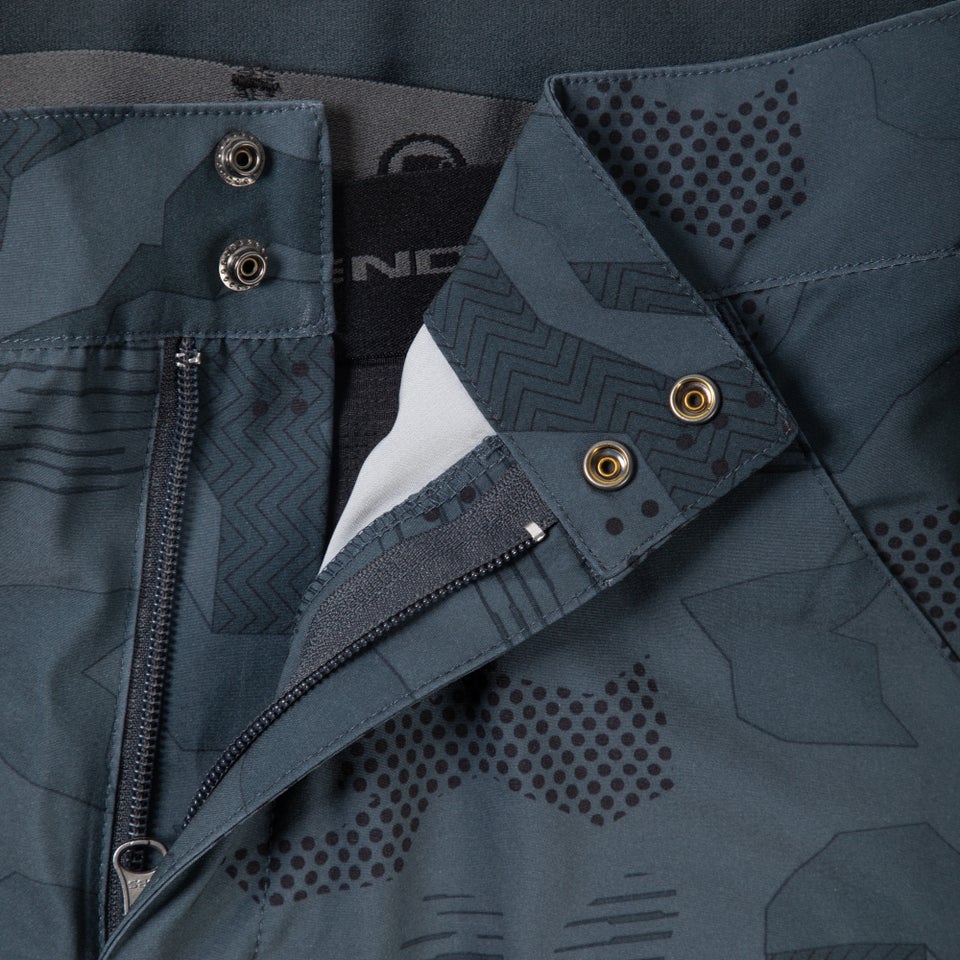 Hummvee Lite Shorts mit Innenhose für Herren - Anthrazit-Ton