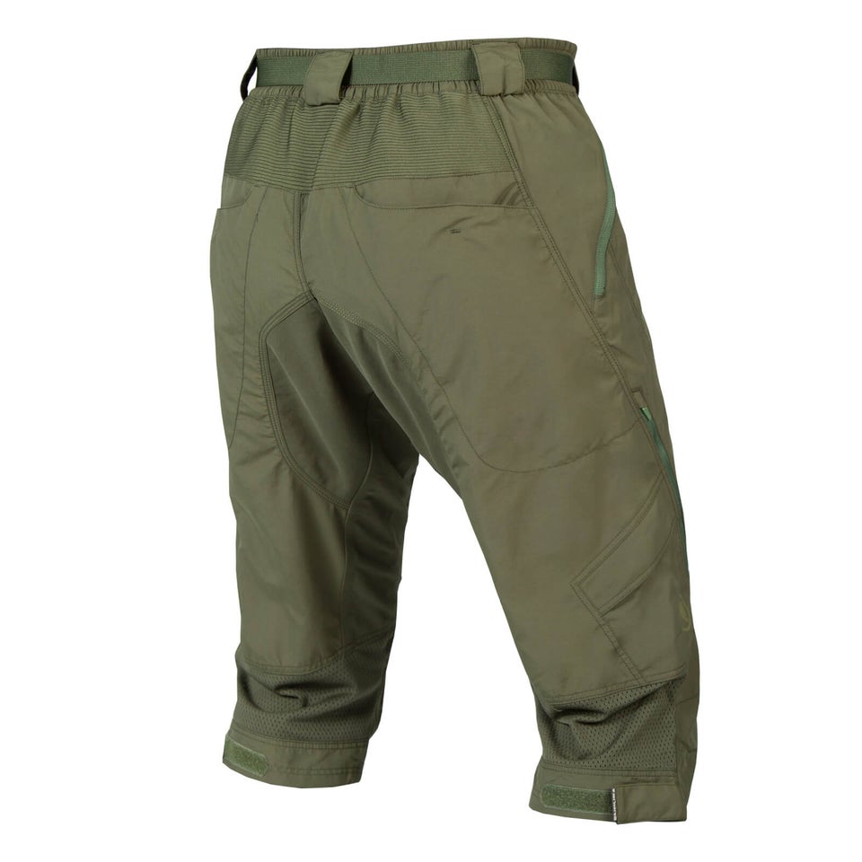 Men's Hummvee 3/4 Shorts II (With Liner) - Forest Green