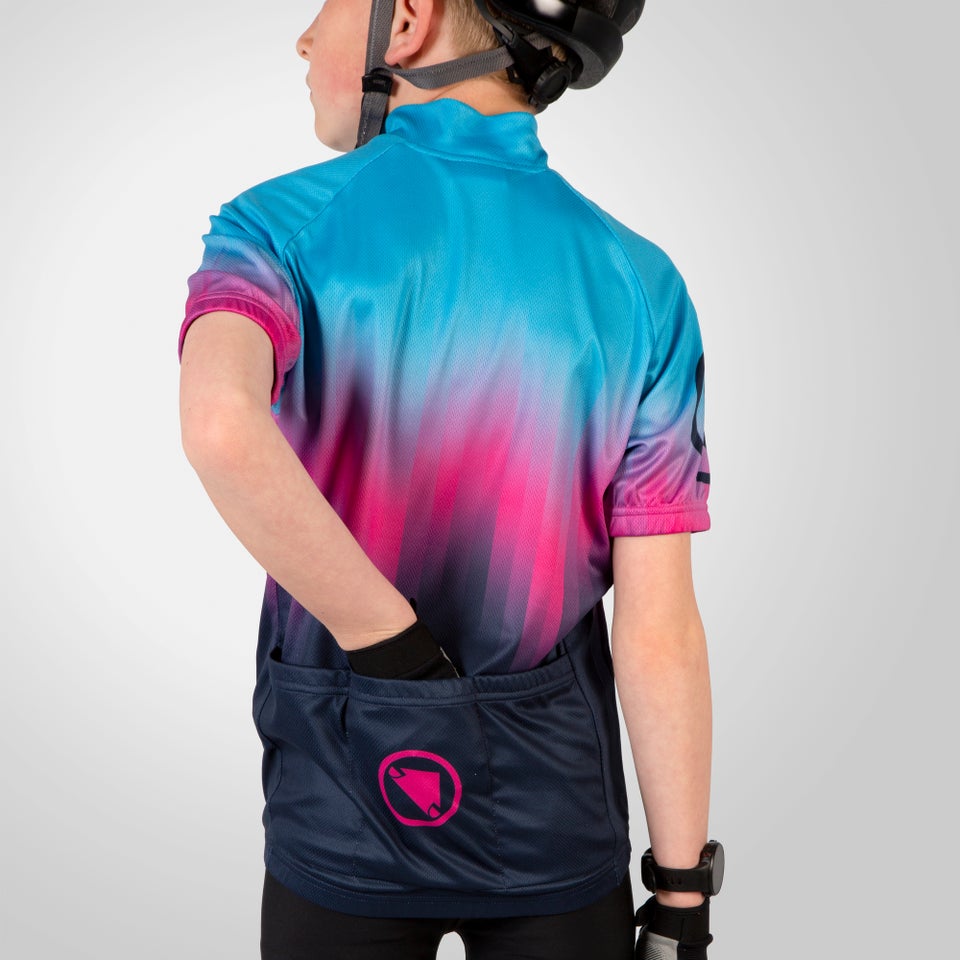 Kids Xtract S/S Jersey - Electric Blue