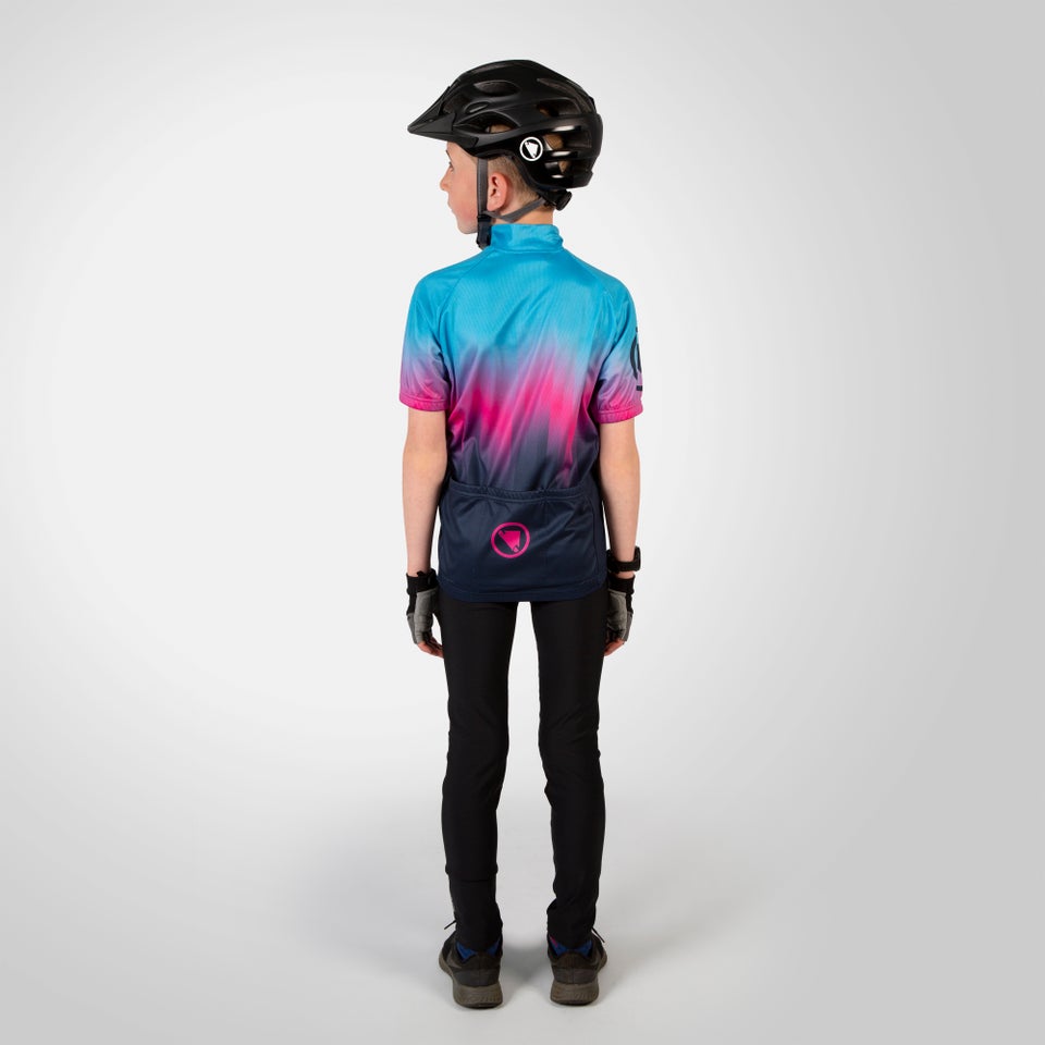 Kids Xtract S/S Jersey - Electric Blue