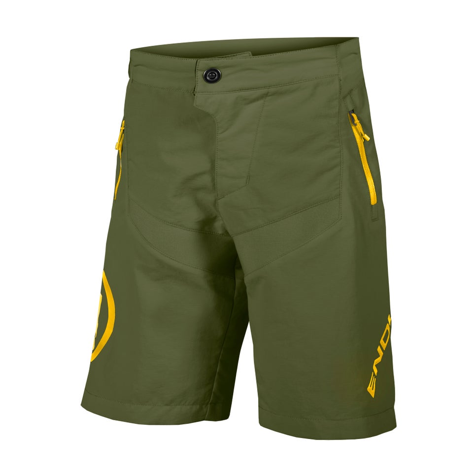 Kids MT500JR Short with Liner - Olive Green