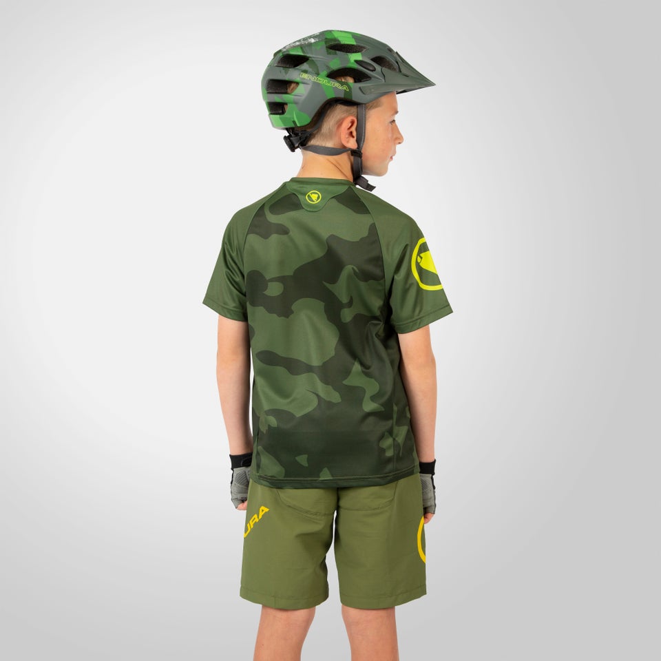 Kids MT500JR Short with Liner - Olive Green