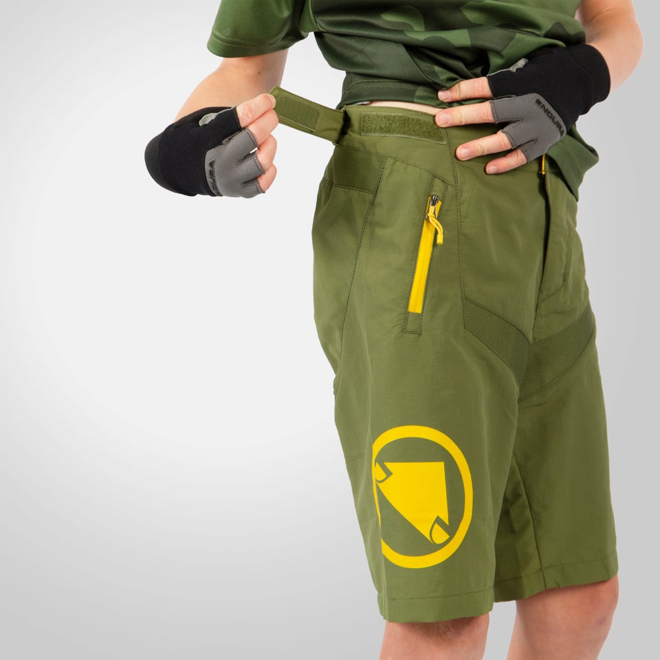 Kids MT500JR Short with Liner - Olive Green