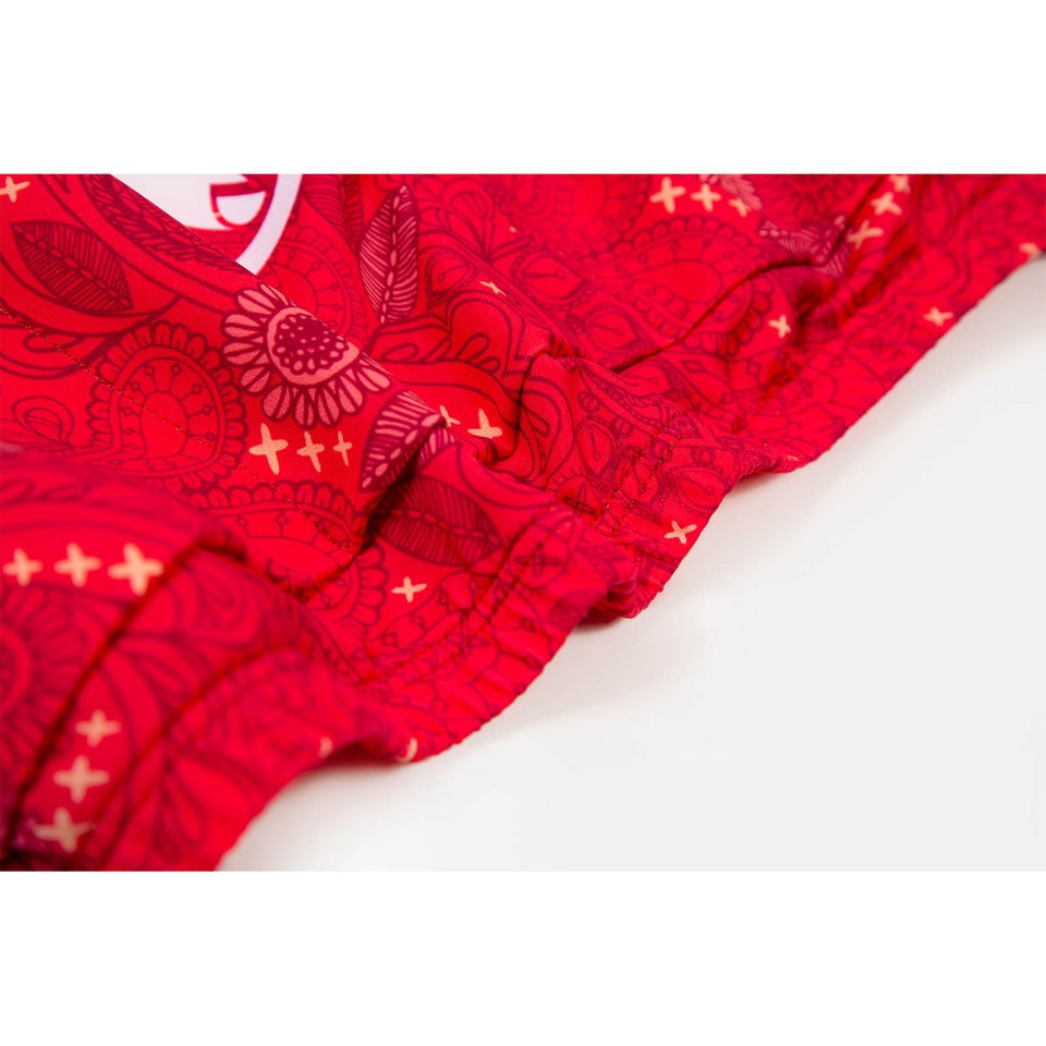 Women's Paisley S/S Jersey LTD - Berry