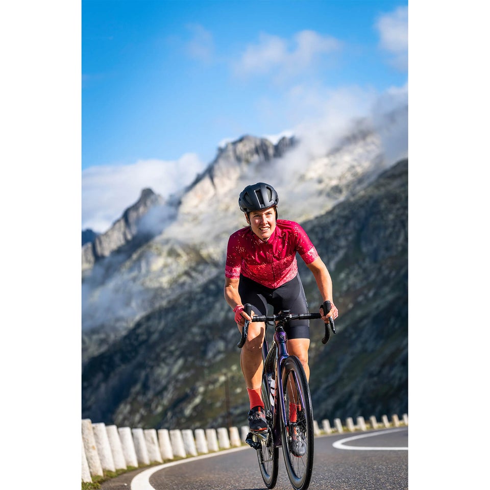 Women's Paisley S/S Jersey LTD - Berry