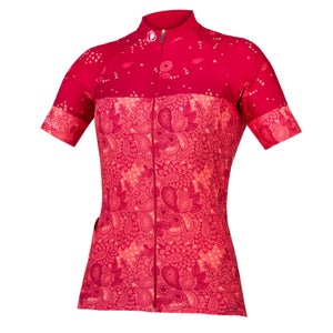 Women's Paisley S/S Jersey LTD - Berry - XL